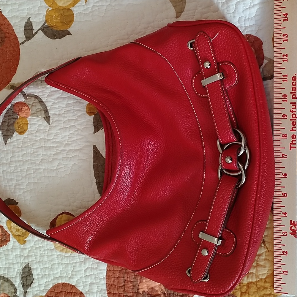 Wilson Leather red shoulder bag